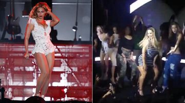 Valesca ensina dançarinas de Beyoncé a dançar funk em boate de Brasília - Felipe Panfili/AgNews e Reprodução/YouTube