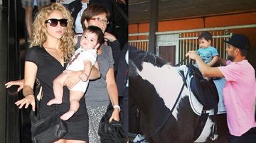 Shakira e Milan - Arquivo CARAS