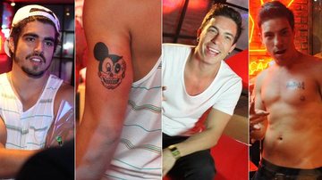 Confira os famosos que se tatuaram no Rock in Rio 2013 - Fotomontagem/AgNews