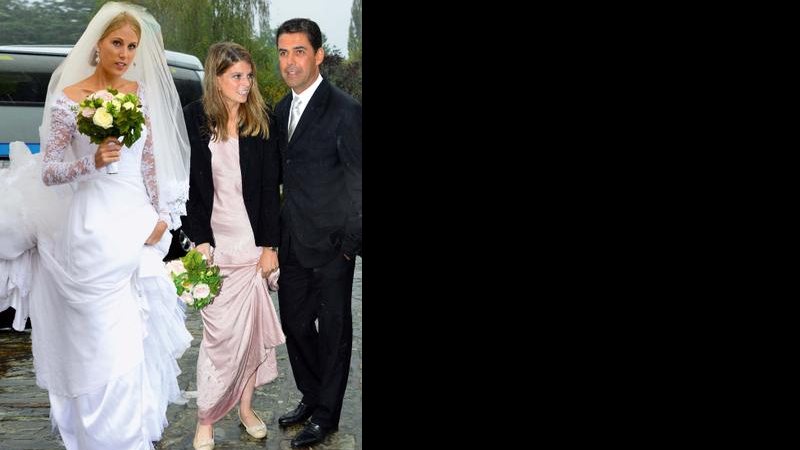 A noiva Sandrine Roussel, Athina Onassis e Doda Miranda. - E-Press Photo.Com