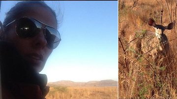 Galisteu aproveita férias na África - Reprodução/Instagram