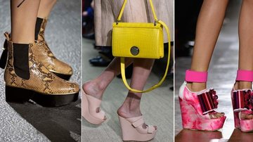 Sapatos plataforma da coleção Primavera/Verão 2014 de PFW - Getty Images
