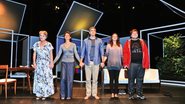 Selma, Maria, Giane, Simone e Felipe são aplaudidos na estreia de A Toca do Coelho. - João Passos / Brasil Fotopress