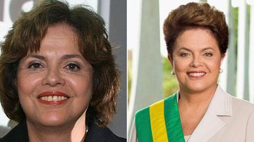 Dilma Rousseff: antes e depois do lifting - Divulgação