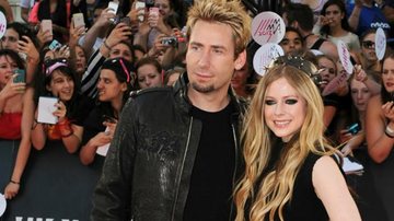 Avril Lavigne grava dueto com o marido, o cantor Chad Kroeger - Foto-montagem