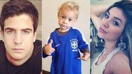 Enzo Celulari, Davi Lucca e Bruna Santana - Instagram/Reprodução