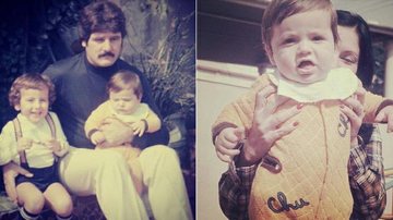 Danilo Faro mostra como era na infância ao lado do irmão, Rodrigo, e do pai - Instagram/Reprodução