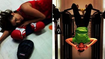 Deborah Secco treina boxe e mantém o 'Projeto Verão 2014' - Instagram/Reprodução