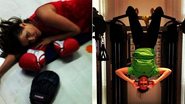 Deborah Secco treina boxe e mantém o 'Projeto Verão 2014' - Instagram/Reprodução