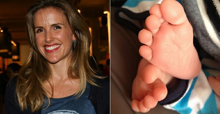 Mariana Ferrão mostra foto dos pés do primeiro filho, Miguel - Reprodução / Instagram