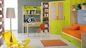 Decoração de quarto infantil - Reprodução Pinterest/Giesendesign Studio