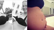 Ana Hickmann mostra sua barriga de quatro meses da gestação de Alexandre - Reprodução / Instagram