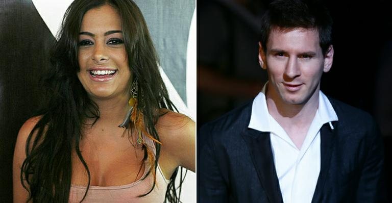 Larissa Riquelme e Lionel Messi - Ag. News e Getty Images