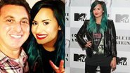 Luciano Huck e Demi Lovato - Reprodução / Instagram; Manuela Scarpa / Foto Rio News