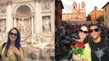 Rosanne Mulholland e Kelder Paiva passeiam em Roma - Instagram/Reprodução