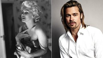 Marilyn Monroe e Brad Pitt - Divulgação