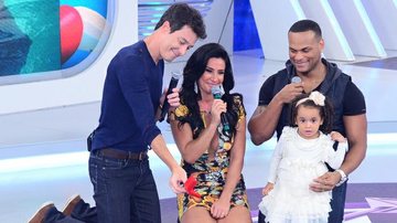 Scheila Carvalho e Tony Salles no programa O Melhor do Brasil - Antônio Chahestian/Record
