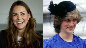 Kate Middleton e a princesa Diana - Getty Images