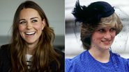 Kate Middleton e a princesa Diana - Getty Images