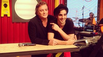 Fiuk recebe o pai, Fábio Jr, em seu programa na MTV - Reprodução / Instagram