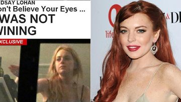 Em processo de reabilitação, Lindsay Lohan é flagrada com garrafa de vinho - Reprodução/TMZ e Getty Images