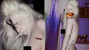 Lady Gaga posa com escorpião no rosto e sem roupa em capa de novo single - Divulgação