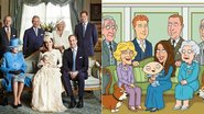 Criadores de Family Guy recriam pose do batizado de George, filho de Kate e William - Reprodução