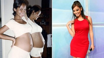 Carol Nakamura mostra barriga de gravidez quando jovem e fala da experiência de ser mãe - Divulgação/TV Globo