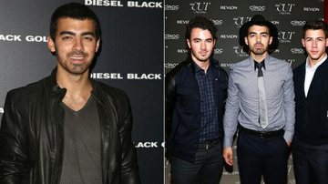 Joe Jonas e os irmãos, Nick e Kevin - Getty Images