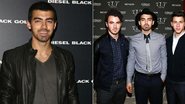 Joe Jonas e os irmãos, Nick e Kevin - Getty Images