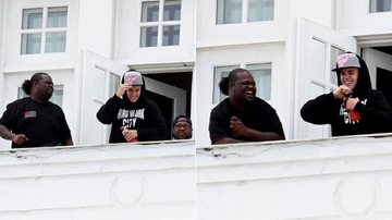 Justin Bieber aparece na sacada de hotel no Rio - Henrique Oliveira/Foto Rio News