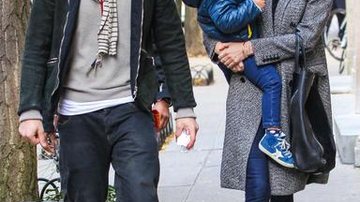 Orlando  Bloom e Miranda Kerr com o filho Flynn - AKM-GSI/AKM-GSI