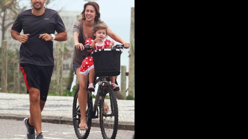 Dani Monteiro pedala em família - Dilson Silva
