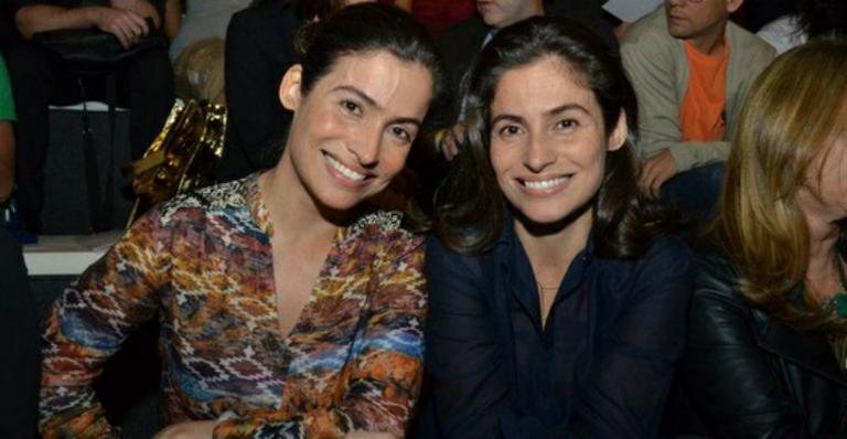 Renata Vasconcellos é gêmea da estilista Lanza Mazza. A semelhança entre as duas é tão grande que chega a confundir os fãs da apresentadora do Fantástico quando as duas saem juntas - Ag. News
