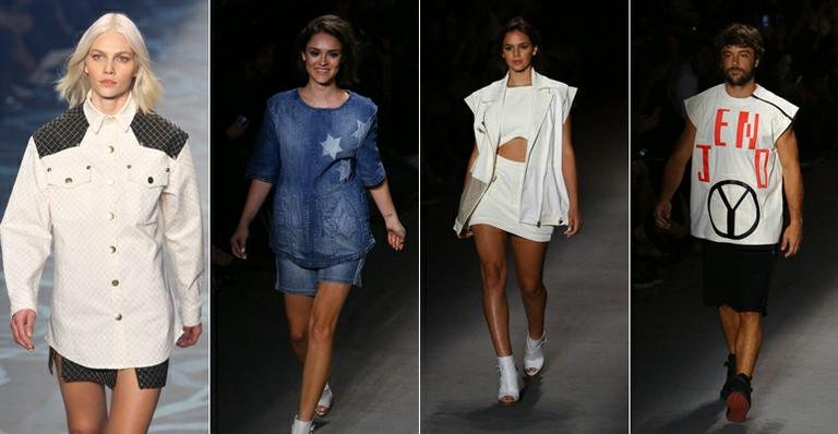 Fashion Rio: segundo dia tem top model e atrizes famosas na passarela - Foto-montagem