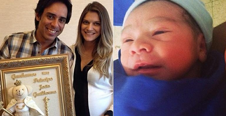Guilherme, da dupla com Santiago, festeja o nascimento de seu terceiro filho, João Guilherme - Reprodução / Instagram guilhermesigue