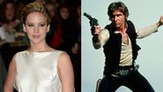 Jennifer Lawrence descarta viver papel de Han Solo em Star Wars: "Ele é horroroso" - Getty Images e Divulgação