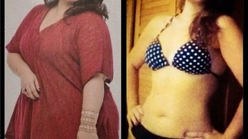Renata Celidônio antes e depois da perda de peso - Reprodução / Renata Celidônio / Instagram