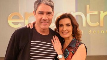 Fátima Bernardes e William Bonner - TV Globo / Divulgação