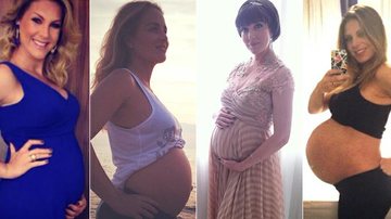 Veja as famosas que exibiram o barrigão da gravidez nas redes sociais - Reprodução/Instagram