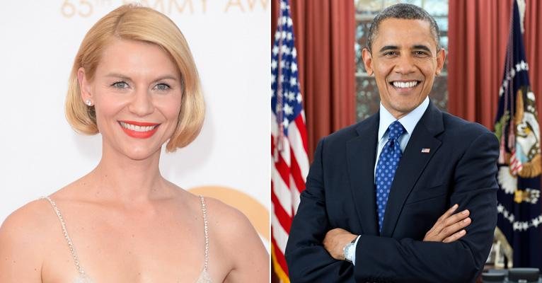 Barack Obama e Claire Danes - Getty Images