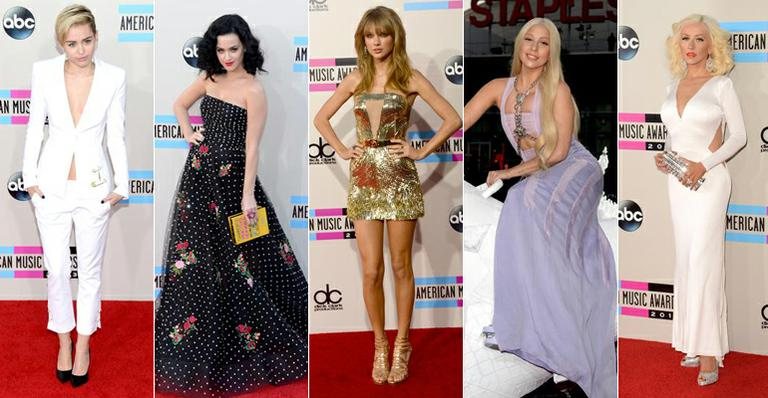 Os looks das famosas no AMAs - GettyImages