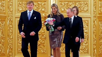 Reis Willem-Alexander e Máxima são recebidos em Moscou - Yuri Kochetkov/Reuters