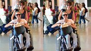 Maria Gadú e sua mulher aparecem sorridentes em aeroporto - William Oda/ Photo Rio News