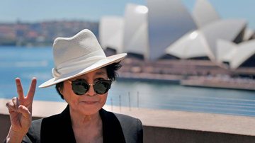 Yoko Ono abre exposição na Austrália com o intuito de difundir a paz - David Gray/ Reuters