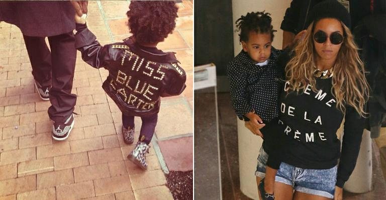 Beyoncé com a filha Blue Ivy - Instagram / Splash
