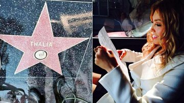Thalia ganha estrela na Calçada da Fama de Hollywood - Reprodução / Facebook Thalia