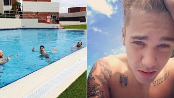 Na Austrália, Justin Bieber pede por mulheres na piscina - Instagram/Reprodução