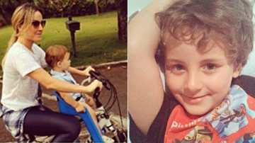 Claudia Leitte com os filhos, Davi e Rafael - Reprodução / Instagram