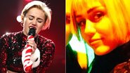 Miley Cyrus muda o visual com corte chanel - Foto-montagem